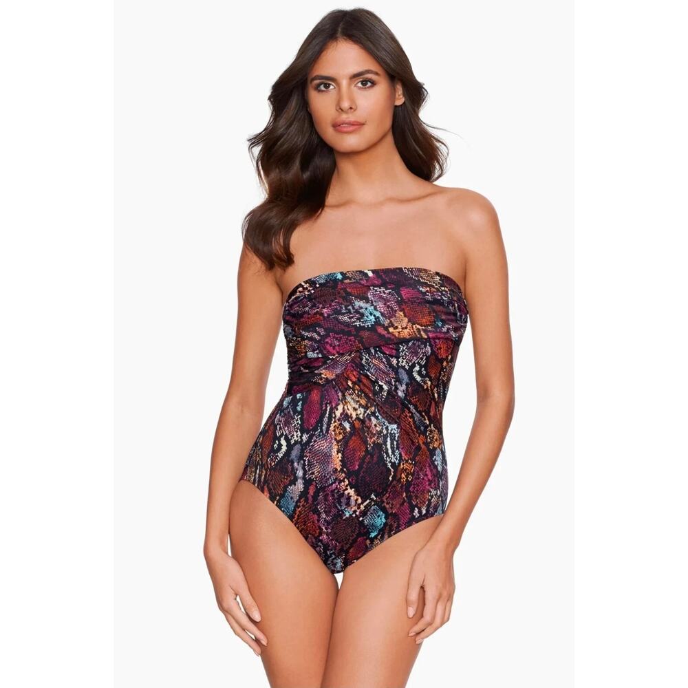 Magicsuit Queen Cobra Goddess Underwire One-Piece L8406 Womens Size 12 slimming - Picture 3 of 8